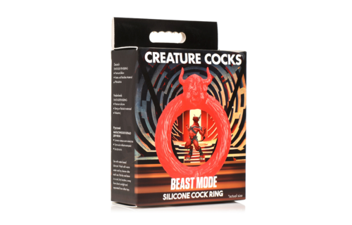 Beast Mode Siliconen Ring 8,9 cm Rood - Comfort & Kracht