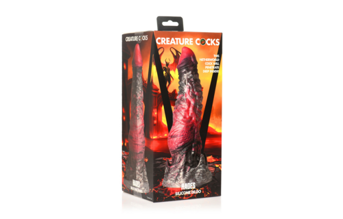 Hades - Siliconen Dildo - Medium