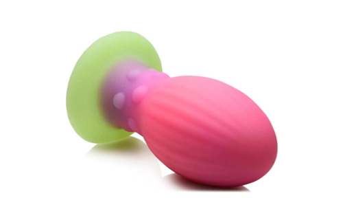 Xeno Egg XL Roze 17,5 cm – Lichtgevend Siliconen Ei Glow