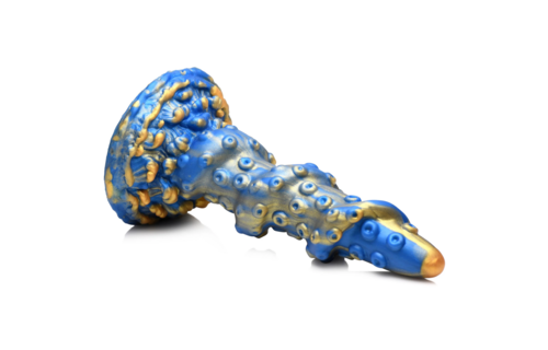 Kraken Silicone Dildo - Blue