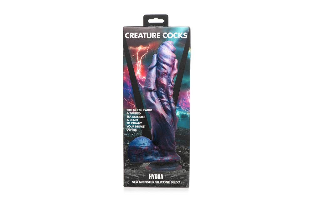 Hydra Sea Monster - Silicone Dildo - Purple