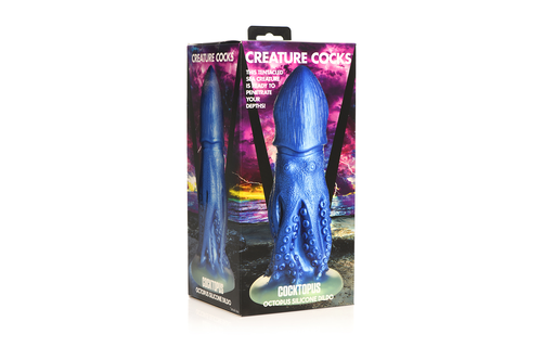 Cocktopus Octopus 21,5 cm – Blauer Silikondildo XL