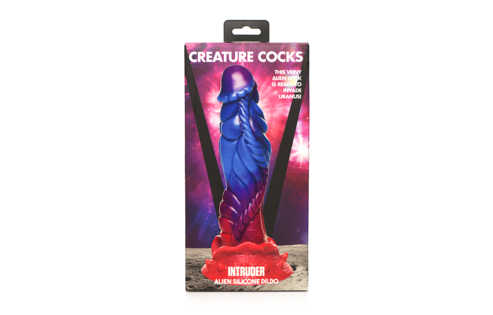 Intruder Silicone Dildo Purple 23 cm – Cosmic & Unique