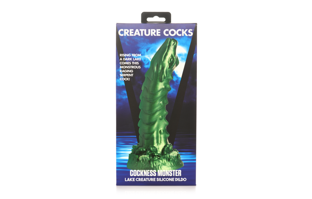 Cockness Monster - Meerwezen Siliconen Dildo - Groen