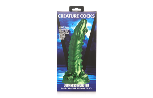 Cockness Monster Silikondildo Grün 21 cm | XR Brands