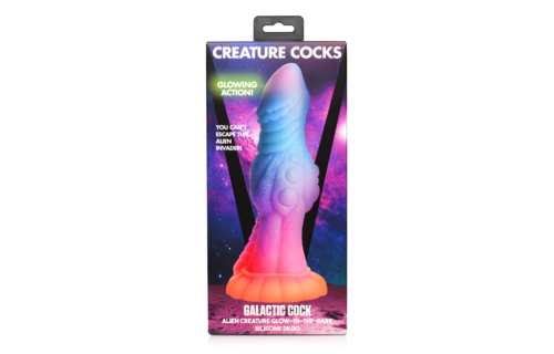 Galactic Cock - Buitenaards wezen, lichtgevende siliconen dildo