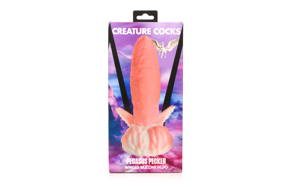 Pegasus Siliconen Dildo Roze 9,5 cm - Uniek & Gedurfd