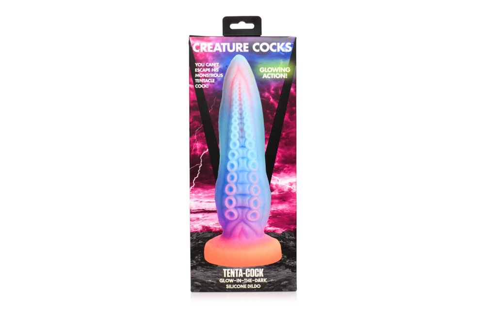 Tenta-Cock 25.4 cm - Silicone Glow-in-the-Dark Dildo