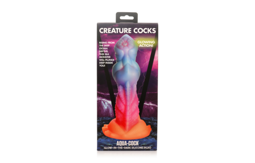 Aqua Cock - lichtgevende siliconen dildo