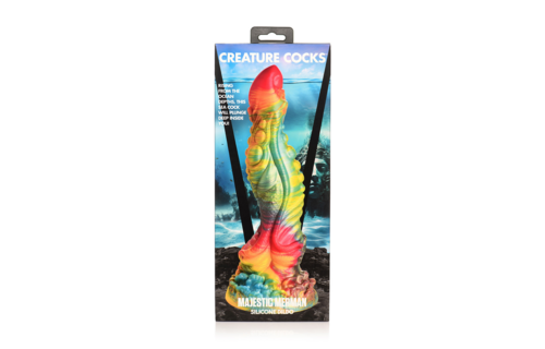 Majestic Merman 25,9 cm - Siliconen Dildo | Kleurrijk & Lang