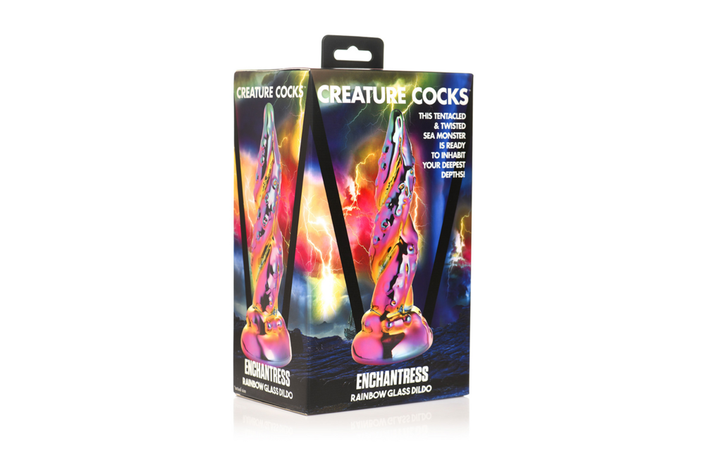 Enchantress Rainbow Glass Dildo Kraken 16 cm | Top quality
