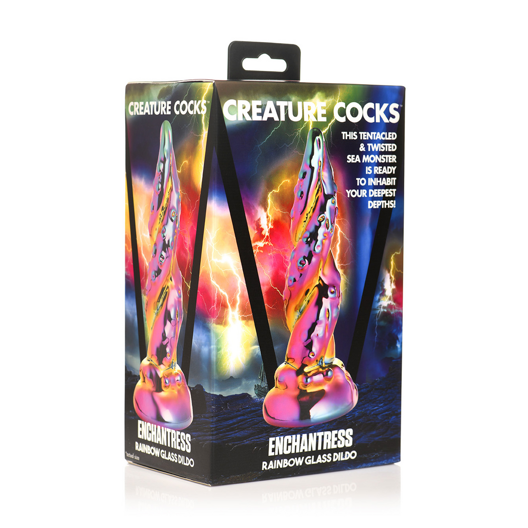 Enchantress Rainbow Glass Dildo Kraken 16 cm | Top quality