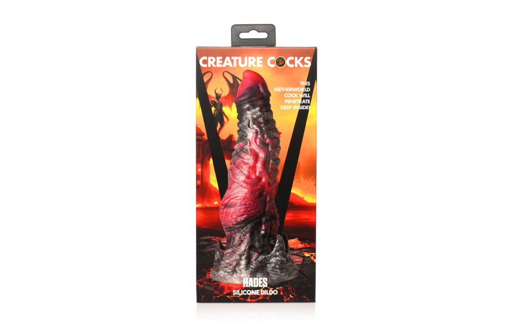 Hades Silikondildo groß 23,4 cm – Teuflische Sensation