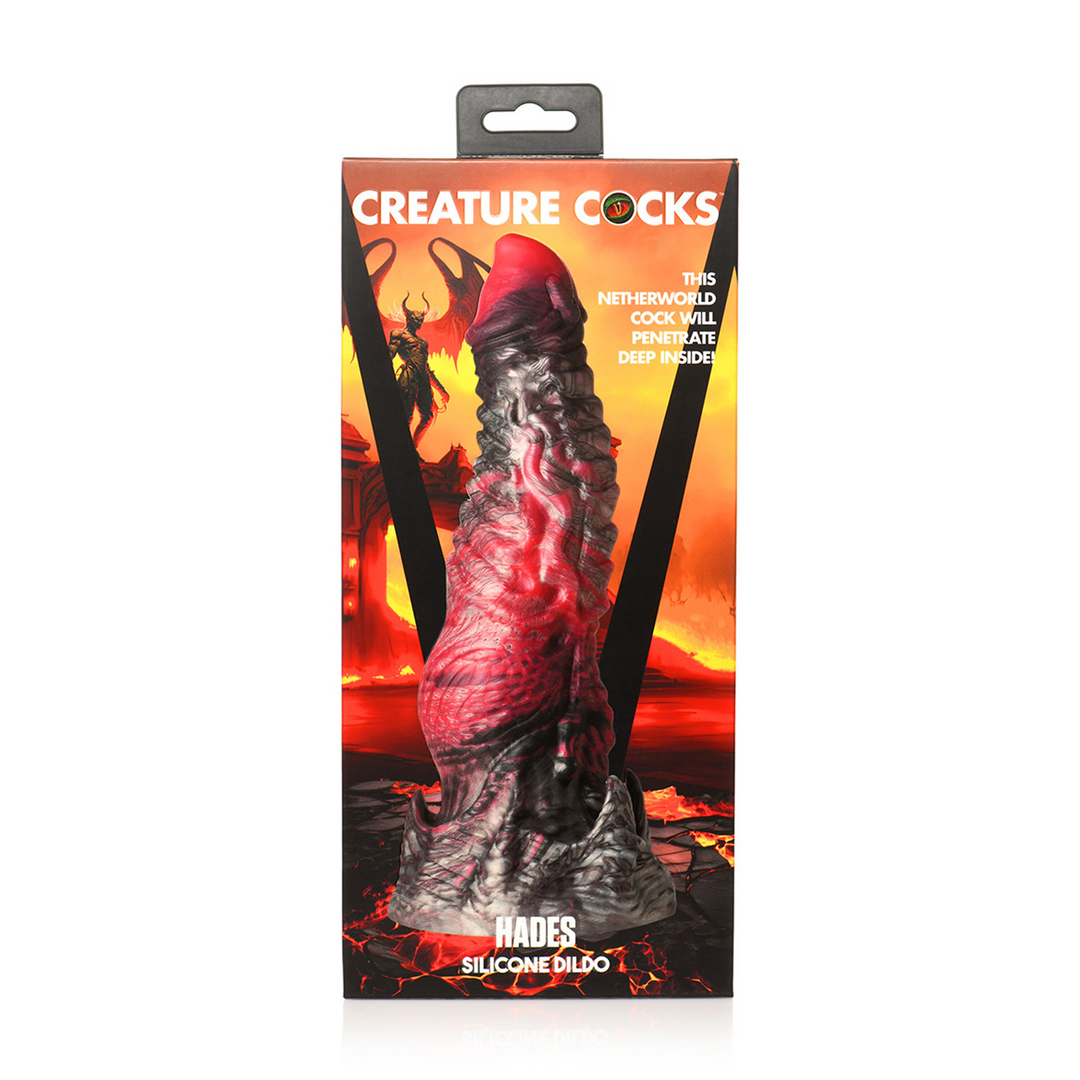 Hades Siliconen Dildo Medium 20,8 cm - Duivelse Sensatie