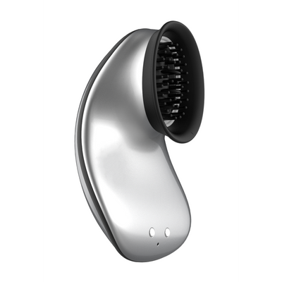 Twitch Hands-Free - Sucking And Vibrating Clitoral Stimulator Silver