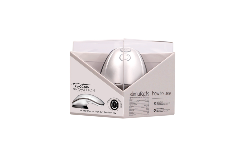 Twich Hands-Free Klitorisstimulator | Saugend & vibrierend