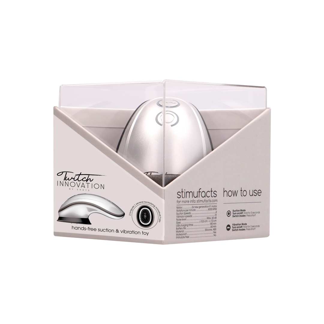 Twich Hands-Free Klitorisstimulator | Saugend & vibrierend