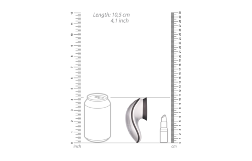 Twitch Hands-Free - Sucking And Vibrating Clitoral Stimulator Silver