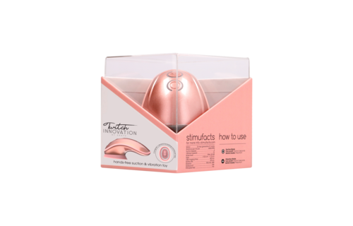 Twitch Hands-Free Klitorisstimulator Rosa – Saugend & Vibrierend