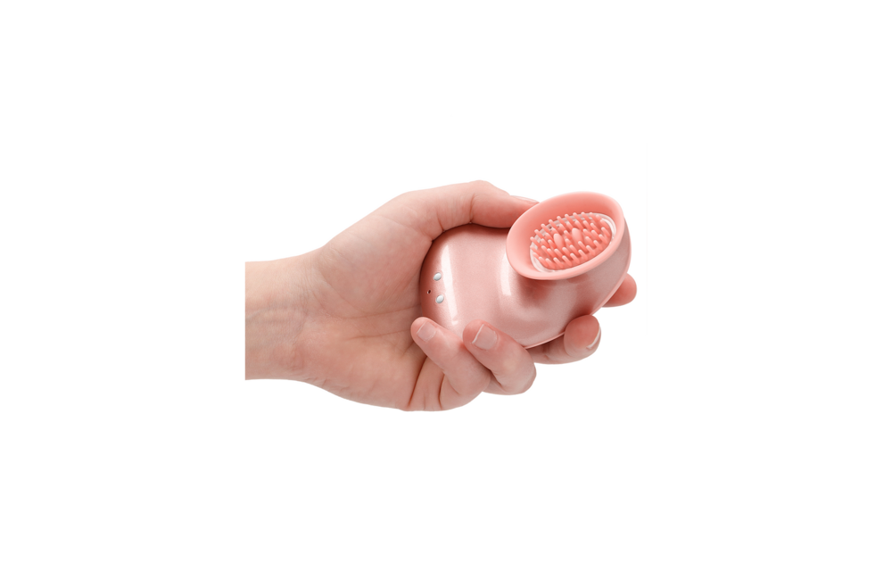 Twitch Hands-Free Klitorisstimulator Rosa – Saugend & Vibrierend