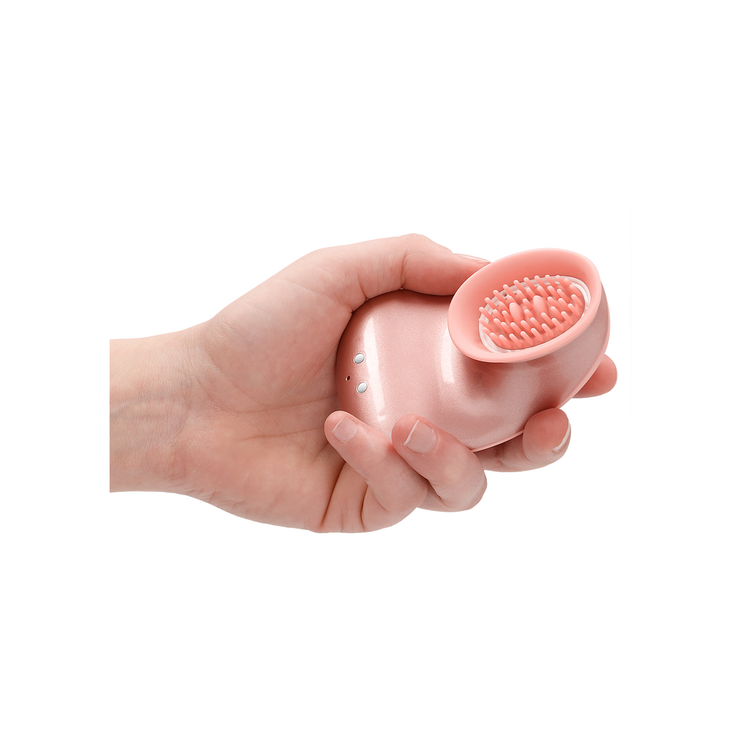 Twitch Hands-Free - Sucking And Vibrating Clitoral Stimulator Pink