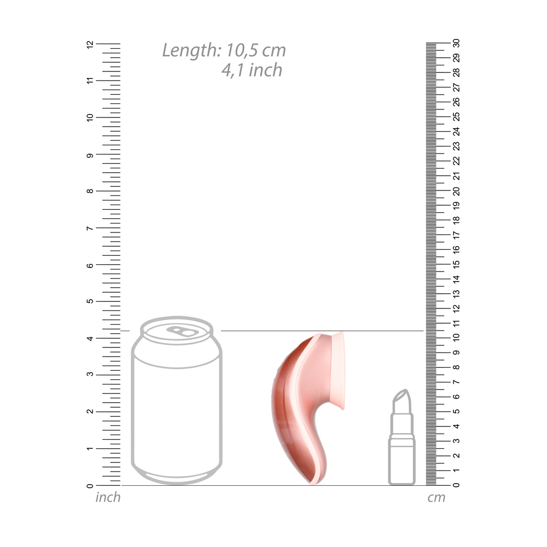 Twitch Hands-Free - Sucking And Vibrating Clitoral Stimulator Pink