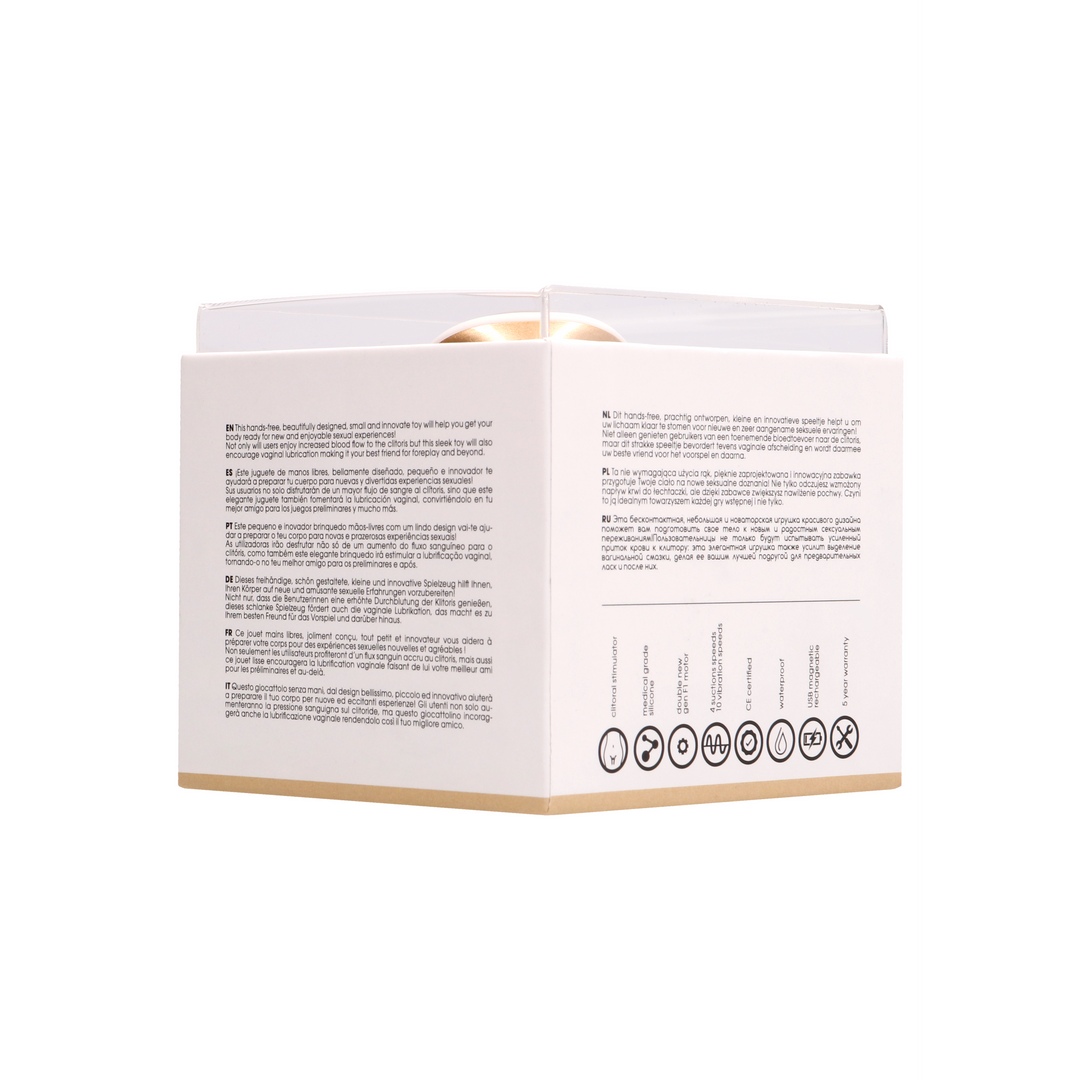 Twitch Hands-Free - Zuigende En Vibrerende Clitoris Stimulator Goud