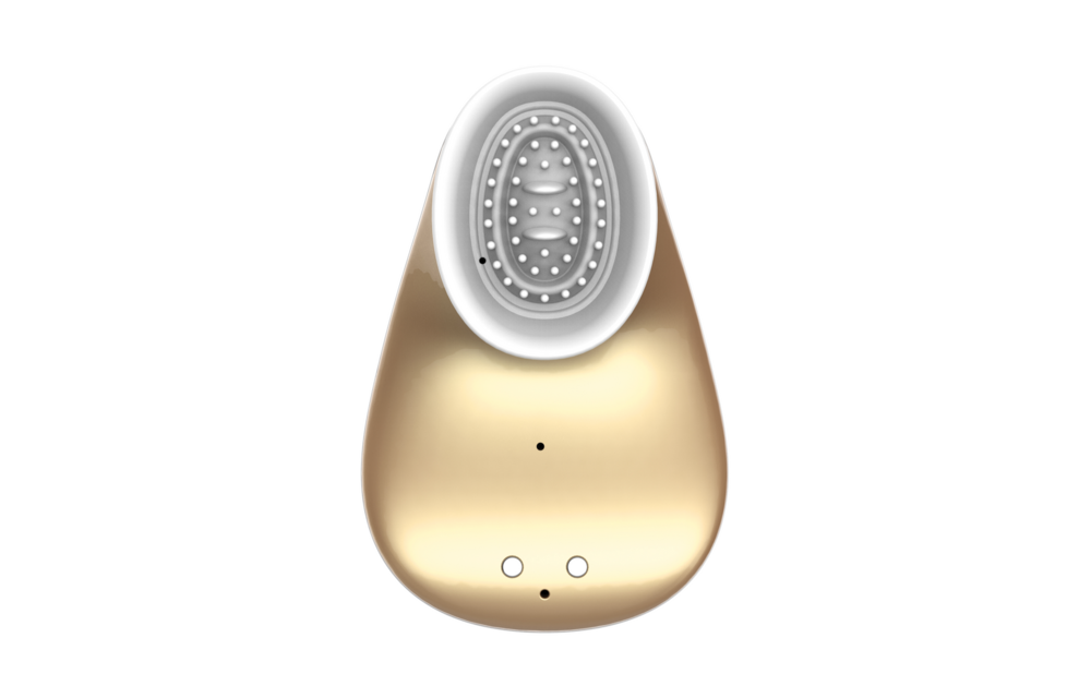 Twitch Hands-Free - Sucking And Vibrating Clitoral Stimulator Gold