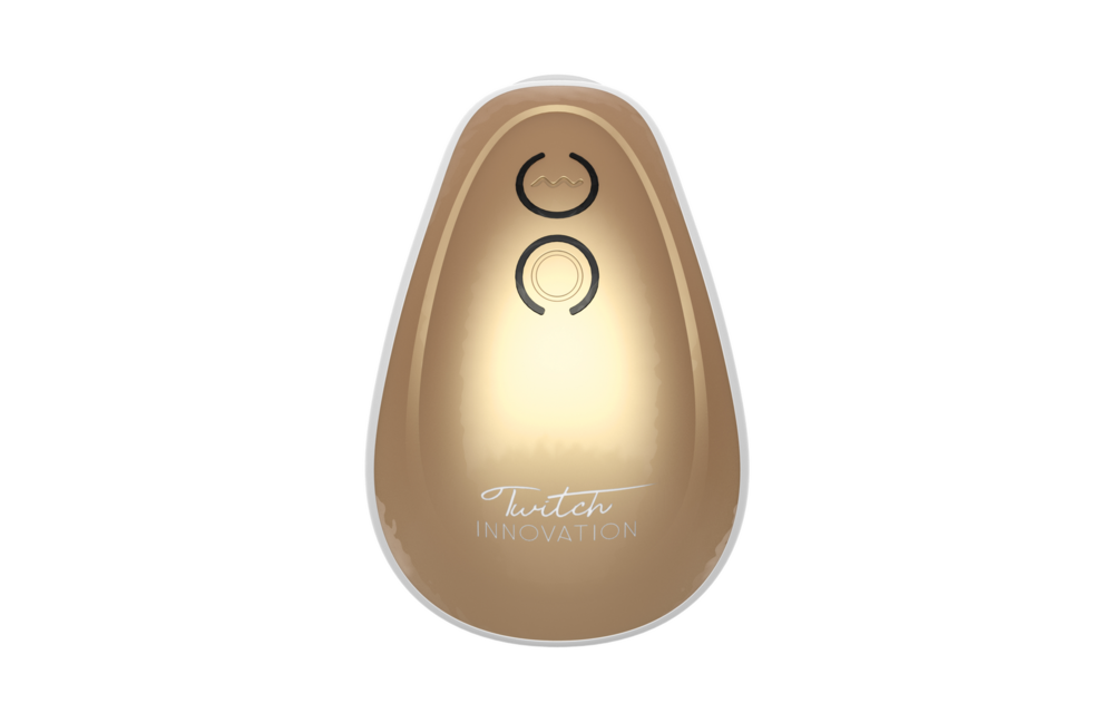 Twitch Hands-Free - Sucking And Vibrating Clitoral Stimulator Gold