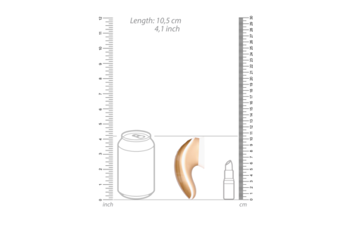 Twitch Hands-Free - Sucking And Vibrating Clitoral Stimulator Gold