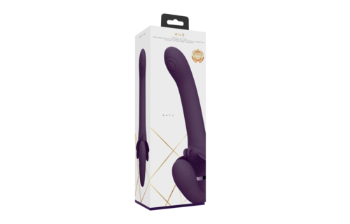 Satu Strapless Strap-on Lila – Pulswellen- und Vibrationsvergnügen