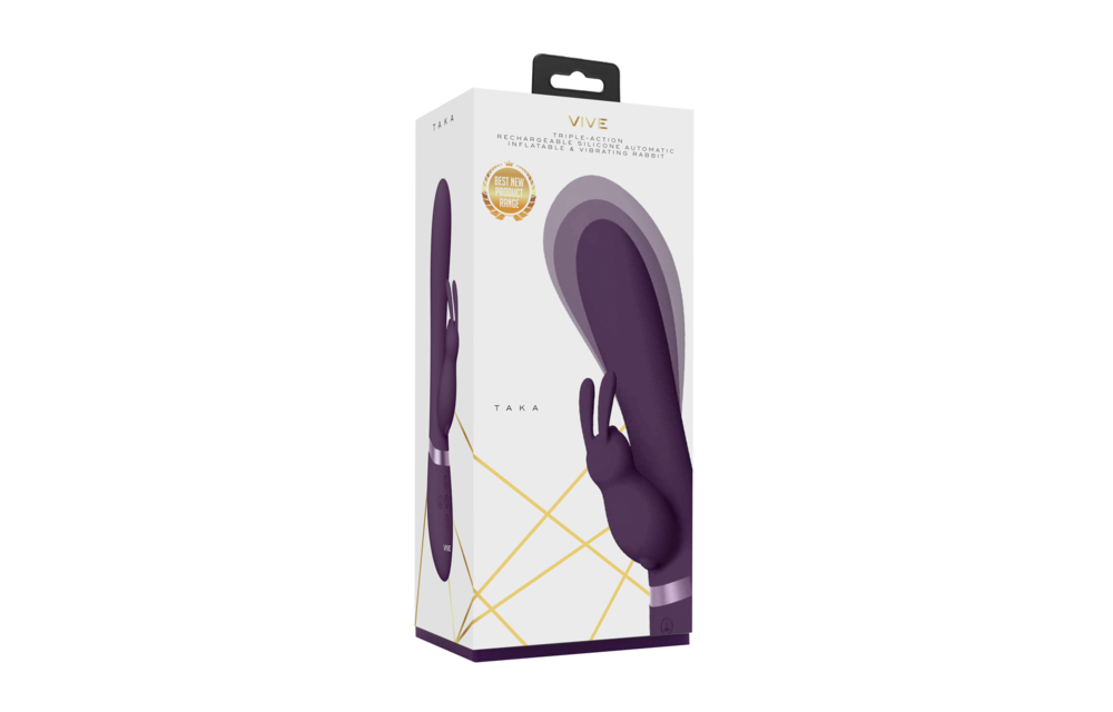 Taka Rabbit Vibrator Lila | Aufblasbares & vibrierendes Vergnügen