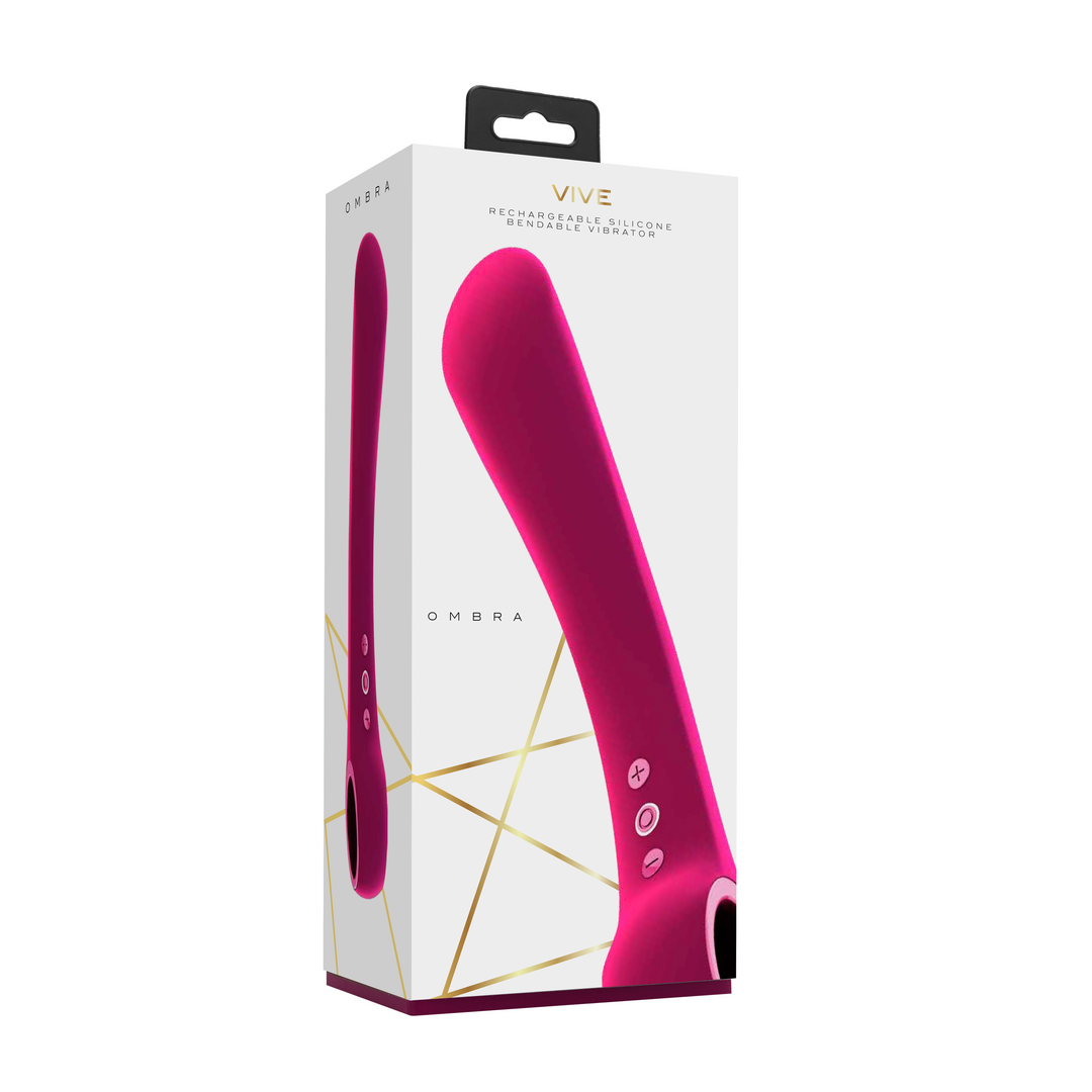 Ombra Flexibler Vibrator Rosa | 10 Vibrationsstufen & flexibles Design