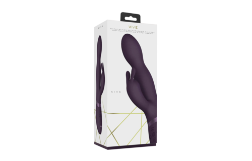Niva - Rotating Rabbit Vibrator - Paars