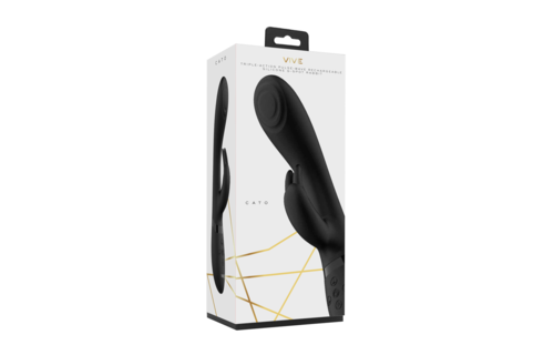 Cato - Pulse G-spot Rabbit - Zwart