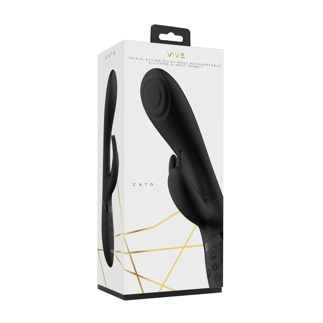 Cato - Pulse G-spot Rabbit - Schwarz
