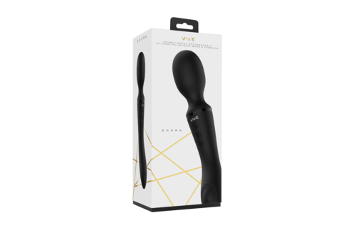 Enora Wand Vibrator Zwart | 100+ Functies & Waterdicht