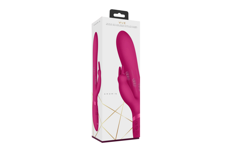 Amoris Stimulerende Kralen Rabbit Roze – Luxe & Krachtig Genot