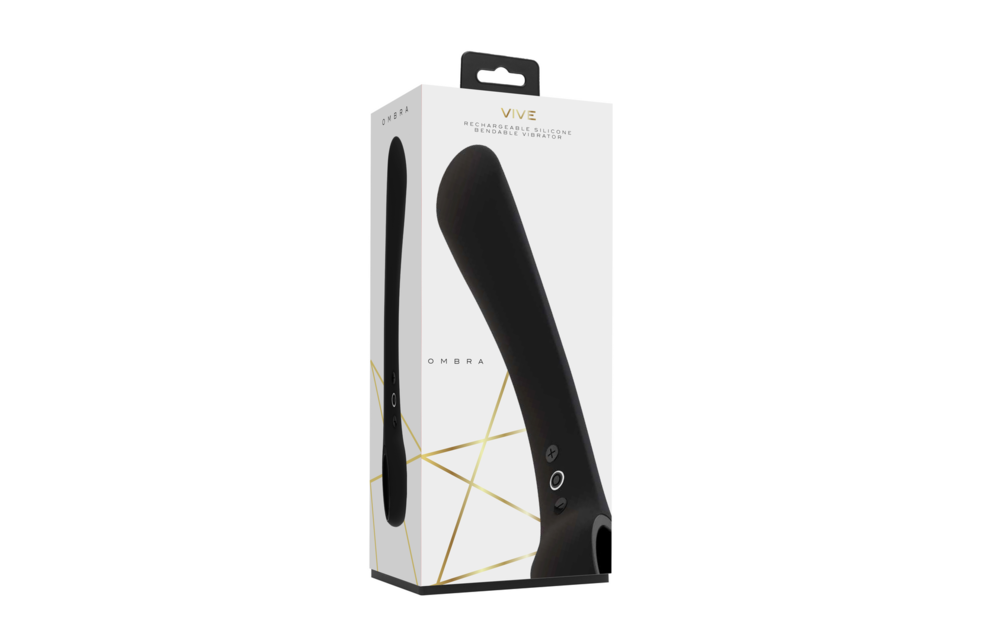 Ombra - Bendable Vibrator - Black