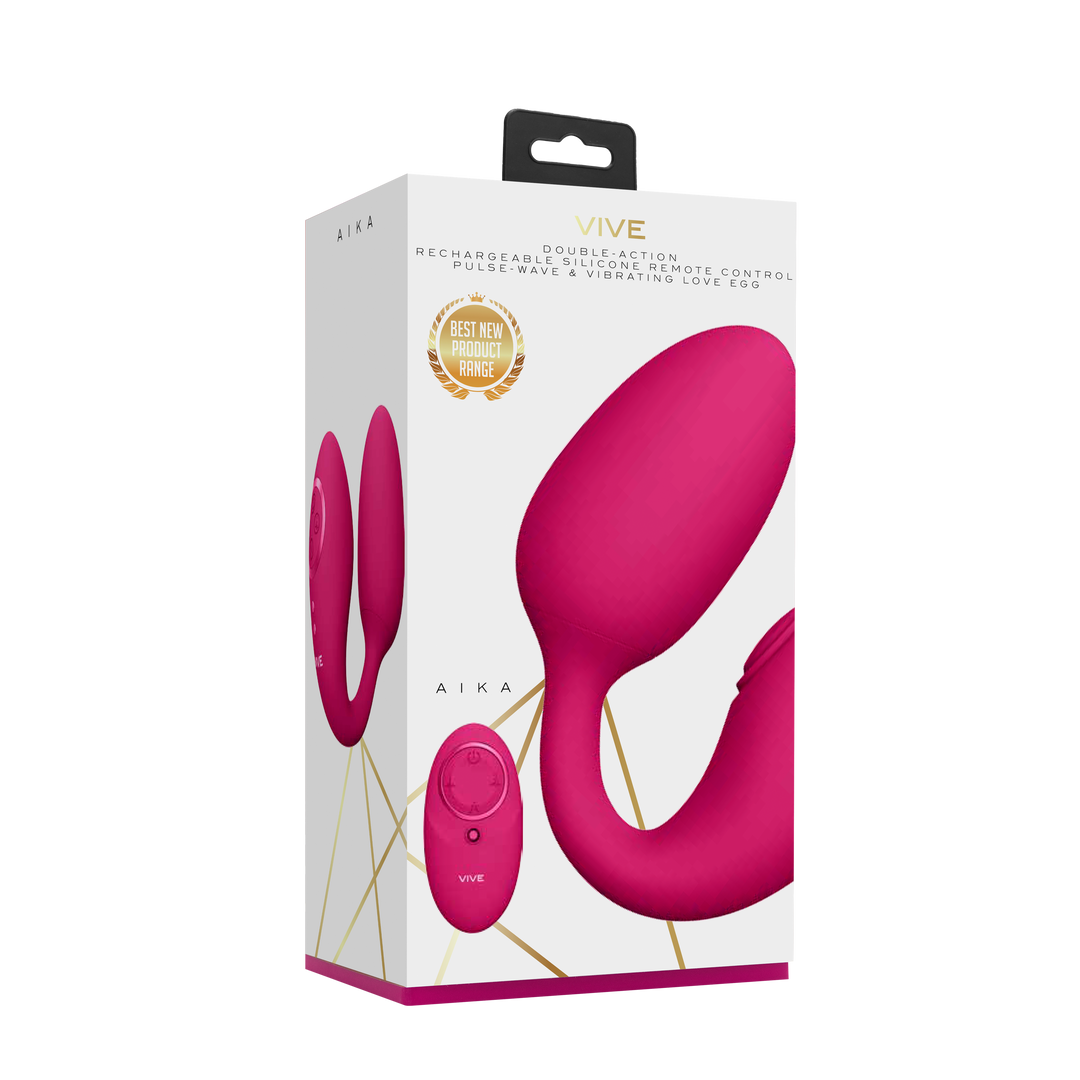 Aika Vibrerend Liefdes Eitje Roze – Dubbele G-spot & Clitoris Stimulator