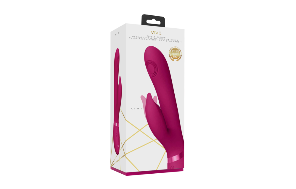 Aimi - Pulse Wave Vibrating G-Spot Rabbit - Roze
