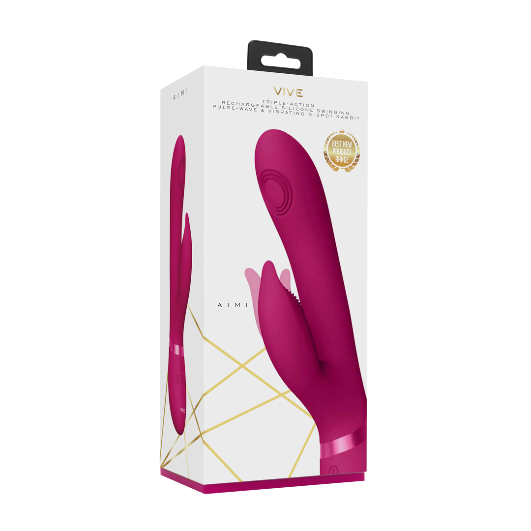 Aimi - Pulse Wave Vibrating G-Spot Rabbit - Roze