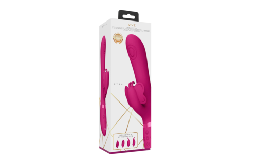 Etsu - Luxury Vibrator with interchangeable clitoral sleeves - Pink