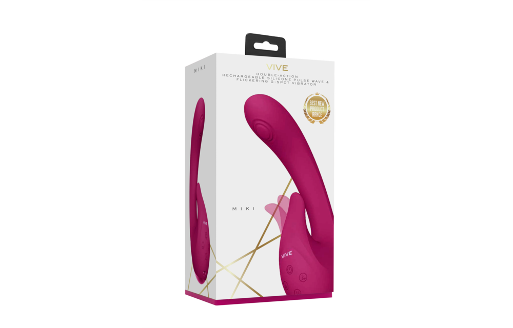 Miki - Pulse Wave Flickering G-Spot Vibrator - Pink