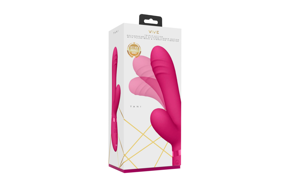 TANI Finger Pulsator Pink – Intense Pleasure & Silent Vibrator