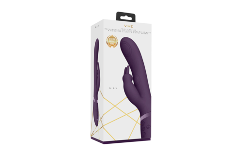 May – Luxe vibrator met Pulsatie – Paars