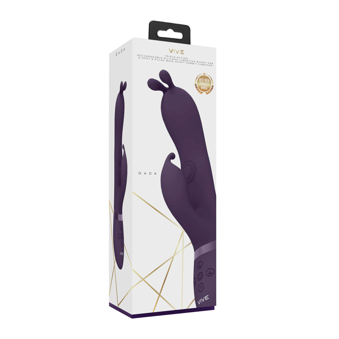 Gada - Vibrerende Bunny met G-Spot Pulsatie – Paars