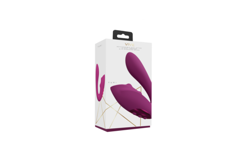 Yuki - Dual Motor G-Spot Vibrator with Massaging Beads - Pink