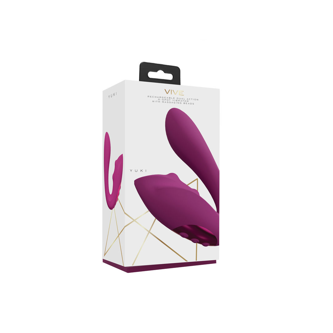 Yuki Dual Motor G-Spot Vibrator Roze – Intense Sensatie