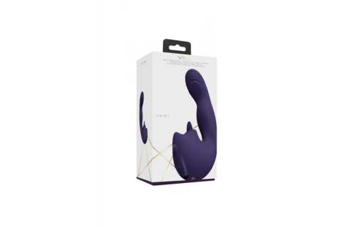 Yumi G-Spot Vibrator Purple - Triple Motor & Tongue Stimulator